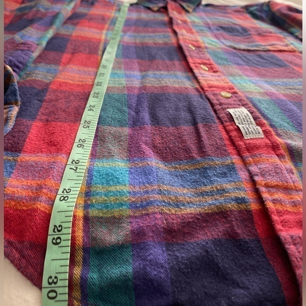 Peterborough Row rare vintage flannel size Large - Picture 5 of 11